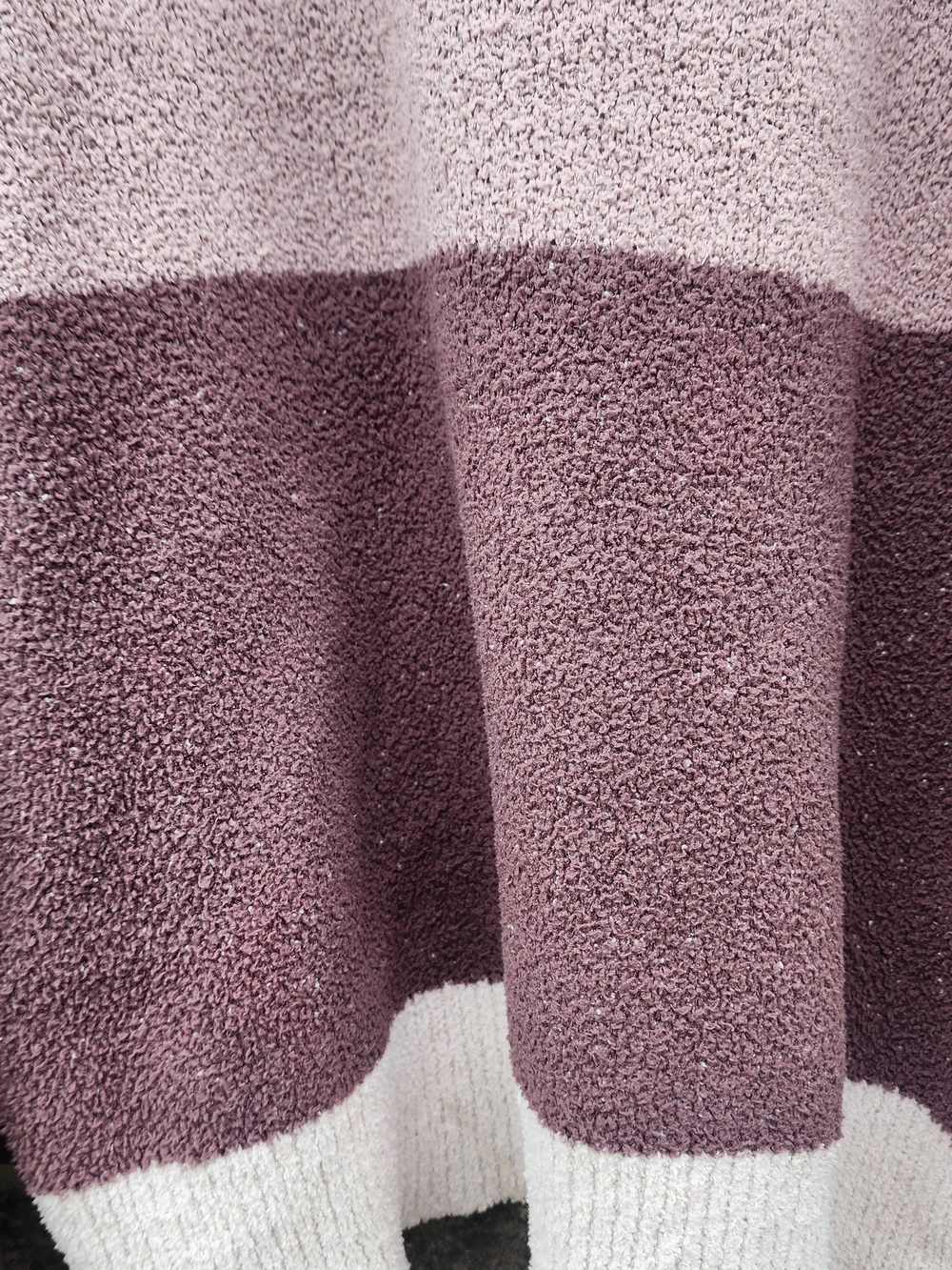 Mauve And Pink abstract Floral-Pattern Sweater - Picture 6 of 7